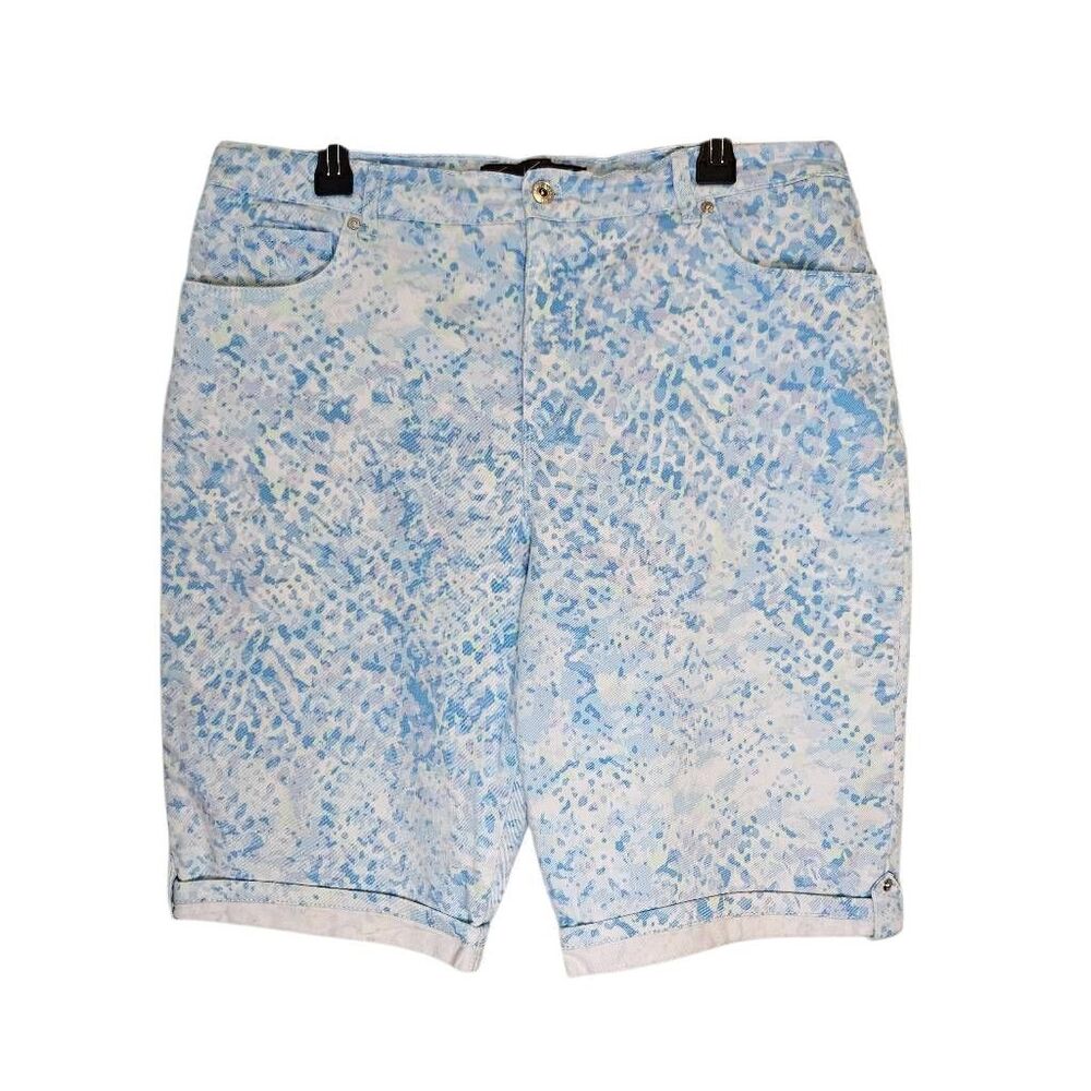 Gloria Vanderbilt Amanda cotton Bermuda shorts. 16. #991